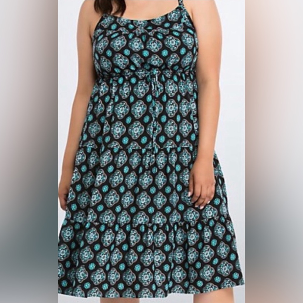 Torrid Tiered Midi Dress